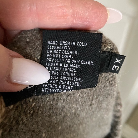 Vintage l.B. Diffusion Silk Blend Sweater 3X - Picture 2 of 6